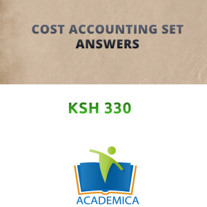 Answers for cost accounting questions sets