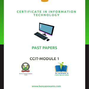 Craft certificate in IT module 1 past exams