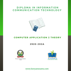 Computer application 2 theory-202A