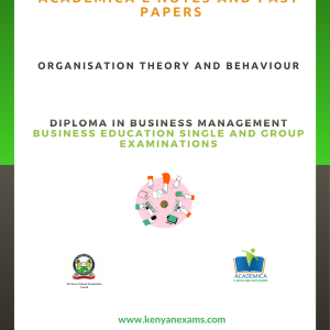 Organizational theory and behavior notes